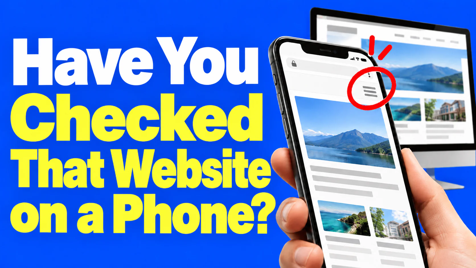 Article illustration: Have You Checked That Website on a Phone?